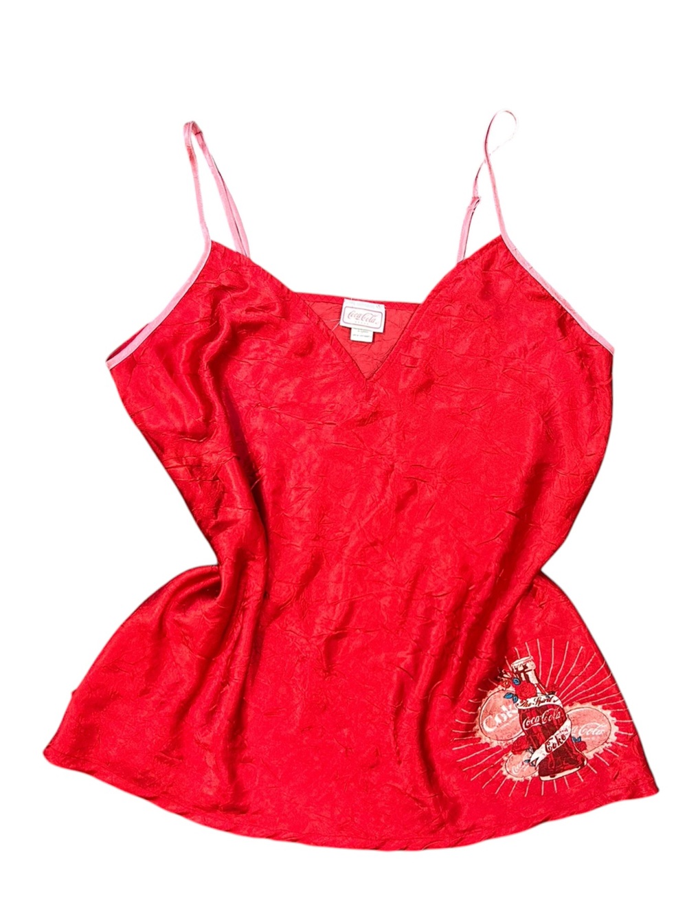 Vintage Coca-Cola red cami top